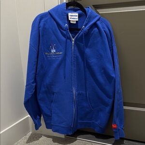Walt Disney World Blue Zip-Up Hoodie